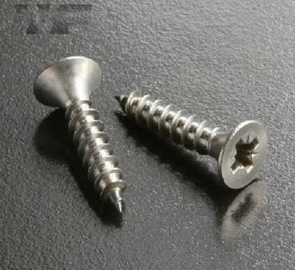 Picture of CHIPBOARD SCREW - CSK - POZ - A2 ST/ST - 5 x 100mm (100)